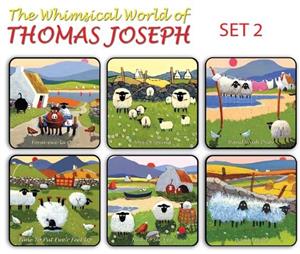 Thomas Joseph Set of 6 Coasters Set 2