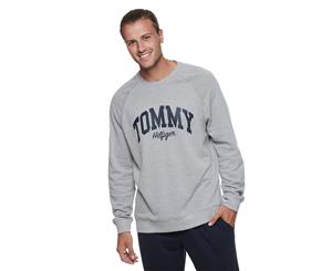 Tommy Hilfiger Brush Back Fleece Crew Sweater - Grey Heather