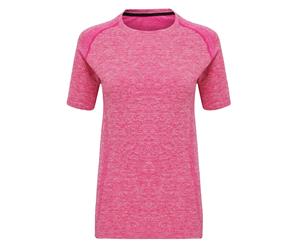 Tridri Womens/Ladies Seamless 3D Fit Multi Sport Performance Short Sleeve Top (Pink) - RW6189