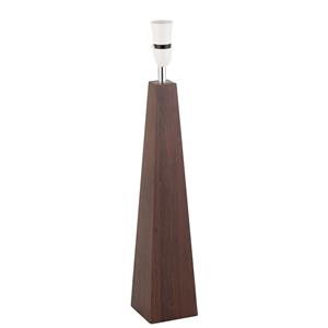 Verve Design Dark Wood Cable Pyramid Lamp Base