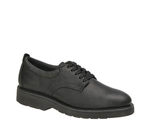 Work America Mens Responder Leather Lace Up Casual Oxfords
