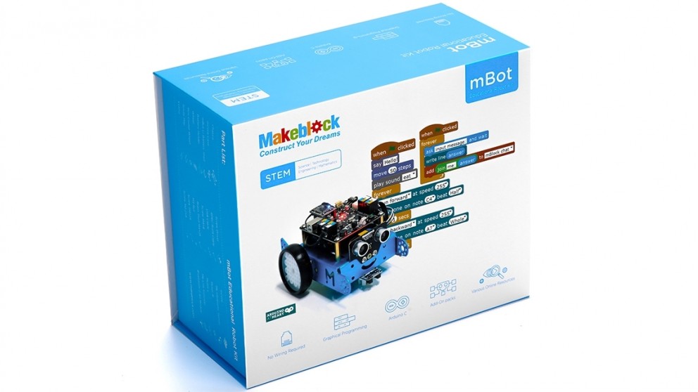 Makeblock Bluetooth Version mBot V1.1 Robot Kit - Blue