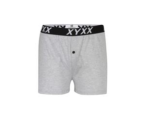 1x XYXX Underwear Mens 100% Cotton Boxer Shorts S M L XL XXL XY Edition - Grey