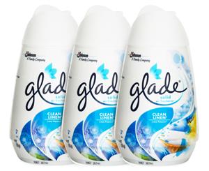 3 x Glade Solid Air Freshener Clean Linen 170g
