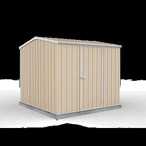 Absco Sheds 2.26 x 2.26 x 2.0m Premier Single Door Shed - Classic Cream