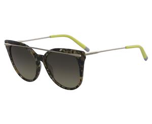 Calvin Klein Women's CK4362 Round Sunglasses - Green Marble