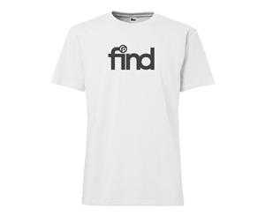 FIND T-Shirt 'Team Print' Small - ShirtWhite