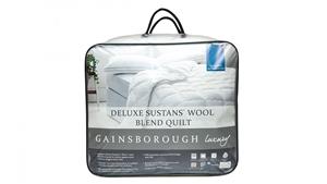 Gainsborough Luxury Deluxe Sustans Wool Double Quilt