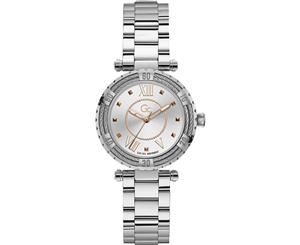 Gc Women's Lady Diver 34Mm Steel Bracelet & Case Quartz Watch Y41001l1mf