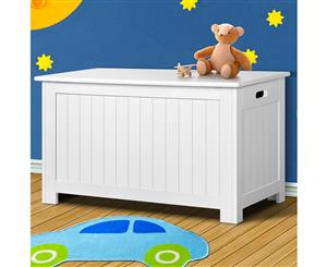 Keezi Kids Toy Box Storage Chest Cabinet Children Organiser White Container