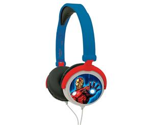 Lexibook HP010AV Avengers Foldable Stereo Headphones with Volume Limiter