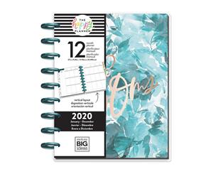 Me & My Big Ideas - Happy Planner 12-Month Dated Classic Planner 9.25in x 7in - Spring Floral Jan - Dec 2020