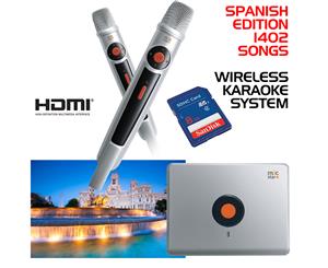 Miic Star Spanish Edition 1402 Songs Wireless Karaoke System