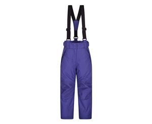 Mountain Warehouse Kids Ski Pants Waterproof Breathable and Insulated - Navy