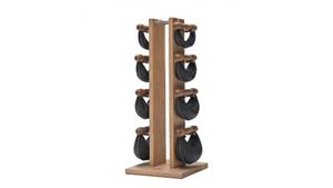 NOHrD SwingBell Weights & Tower in Cherry Wood