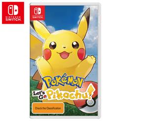 Nintendo Switch Pokmon Let's Go Pikachu! Game