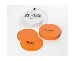 Precision Large Round Rubber Marker Discs Orange (Set of 20)
