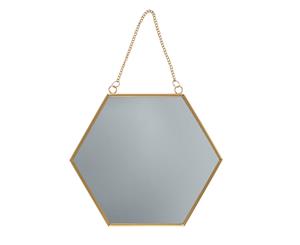 Sass & Belle Touch Of Gold Hexagon Mirror