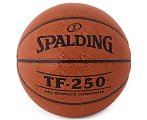 Spalding TF-250 Size 7 All Surface Basketball - Orange
