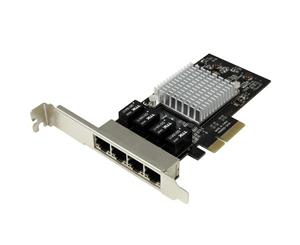 StarTech 4-Port Gigabit NIC with Intel I350-AM4 Chipset - PCI Express