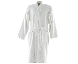 Towel City Kimono Bath Robe / Towel (400 Gsm) (White) - RW1580