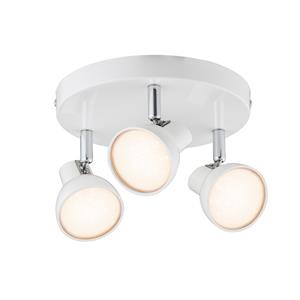 Verve 3 x 5W Apollo White Round Plate LED Spotlight