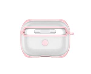 WIWU APC001 Airpods Pro Case TPU+PC Waterproof Protective Cover Case for Apple Airpods Pro-Pink