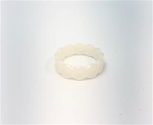 Women's QALO Wedding Ring - Scallop - Pearl