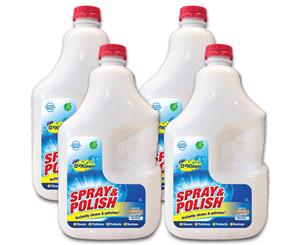 4PK 3L Spray & Polish Grease & Grime Cleaner