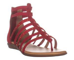 Aerosoles Nuchlear Flat Strappy Sandals Red