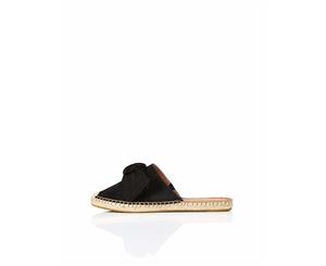 Amazon Brand - find. Women's Bow Mule Closed Toe Leather Espadrille Shoes