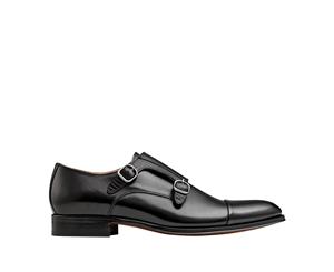 Aquila Mens Whitmore Monk Strap Shoes - Black