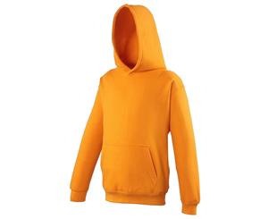 Awdis Kids Unisex Hooded Sweatshirt / Hoodie / Schoolwear (Orange Crush) - RW169