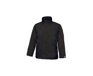 B&C Childrens/Kids Ocean Shore Hooded Full Zip Jacket (Black) - RW3496