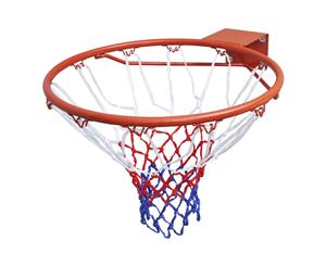 Basketball Goal Hoop Set Rim with All Weather Net Orange Hoop Game