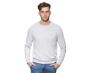 Calvin Klein Sleepwear Men's Long Sleeve Sweatshirt - Light Grey Heather