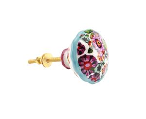 Cgb Giftware Scallop Flower Drawer Pull (Multicoloured) - CB1840