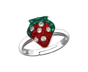 Children's Sterling Silver Strawberry Ring