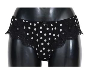 Dolce & Gabbana Black Silk Lace Stretch Underwear Bottoms