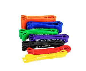 FITEK 41inch Powerband Resistance Package - Pack of 7 Bands