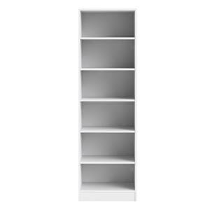 Flexi Storage White 6 Shelf Walk In Wardrobe Unit