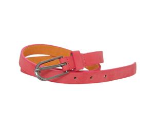 Forest Womens/Ladies Simple Leather Belt (Salmon) - BL175