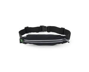 Gecko Expandable Belt Bag w/Pocket/Pouch Running/Cycling/Jogging Phone/Keys BLK