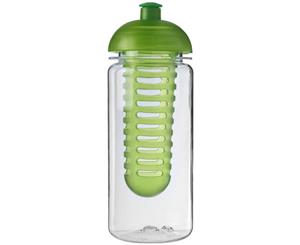 H2o Octave Tritan 600Ml Dome Lid Bottle And Infuser (Transparent/Lime Green) - PF2854