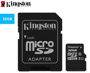 Kingston 32GB Class 10 Canvas Select Micro SDHC Card w/ Adapter
