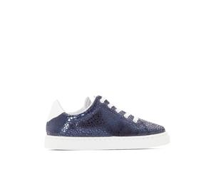 La Redoute Collections Girls Metallic Trainers - Navy Blue