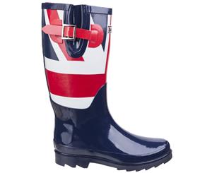Lambretta Unisex Adults Phoenix Union Jack Wellington Boots (Red/White/Blue) - FS5202