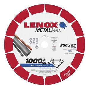 Lenox 230 x 35 x 2.1mm MetalMax Diamond Blade