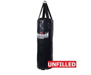 MORGAN Skinny Punch Bag Muay Thai Boxing MMA [Unfilled Black] - Black
