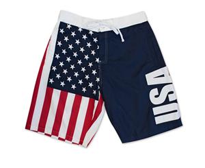 Men's American Flag USA Board Shorts